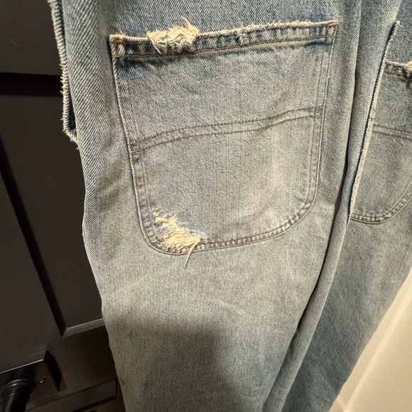 Citizens Of Humanity Light Blue Denim Overalls - Size Medium - Picture 13 of 14